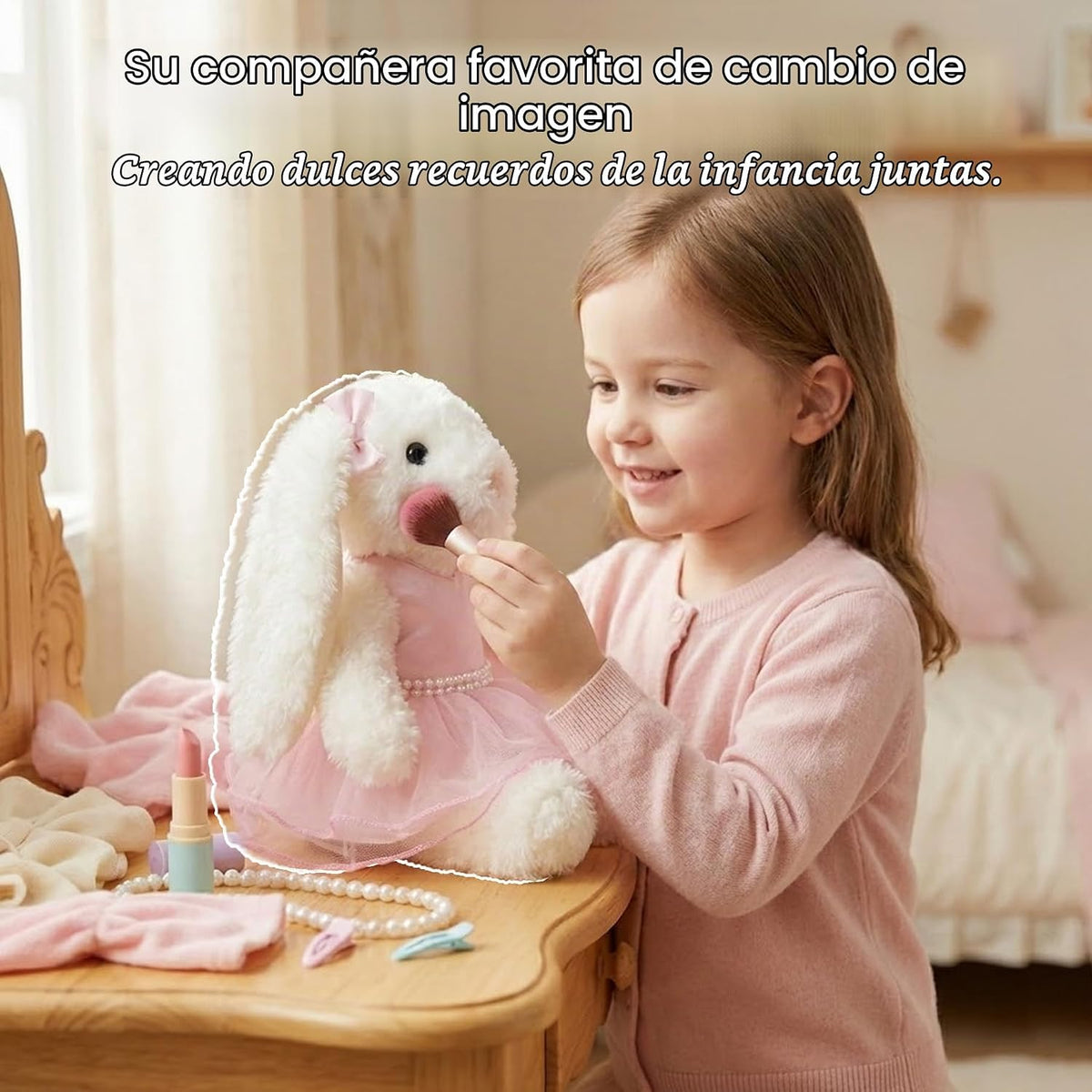 okegztoa - Juguete de peluche de bailarina, tutú rosa, falda de per...