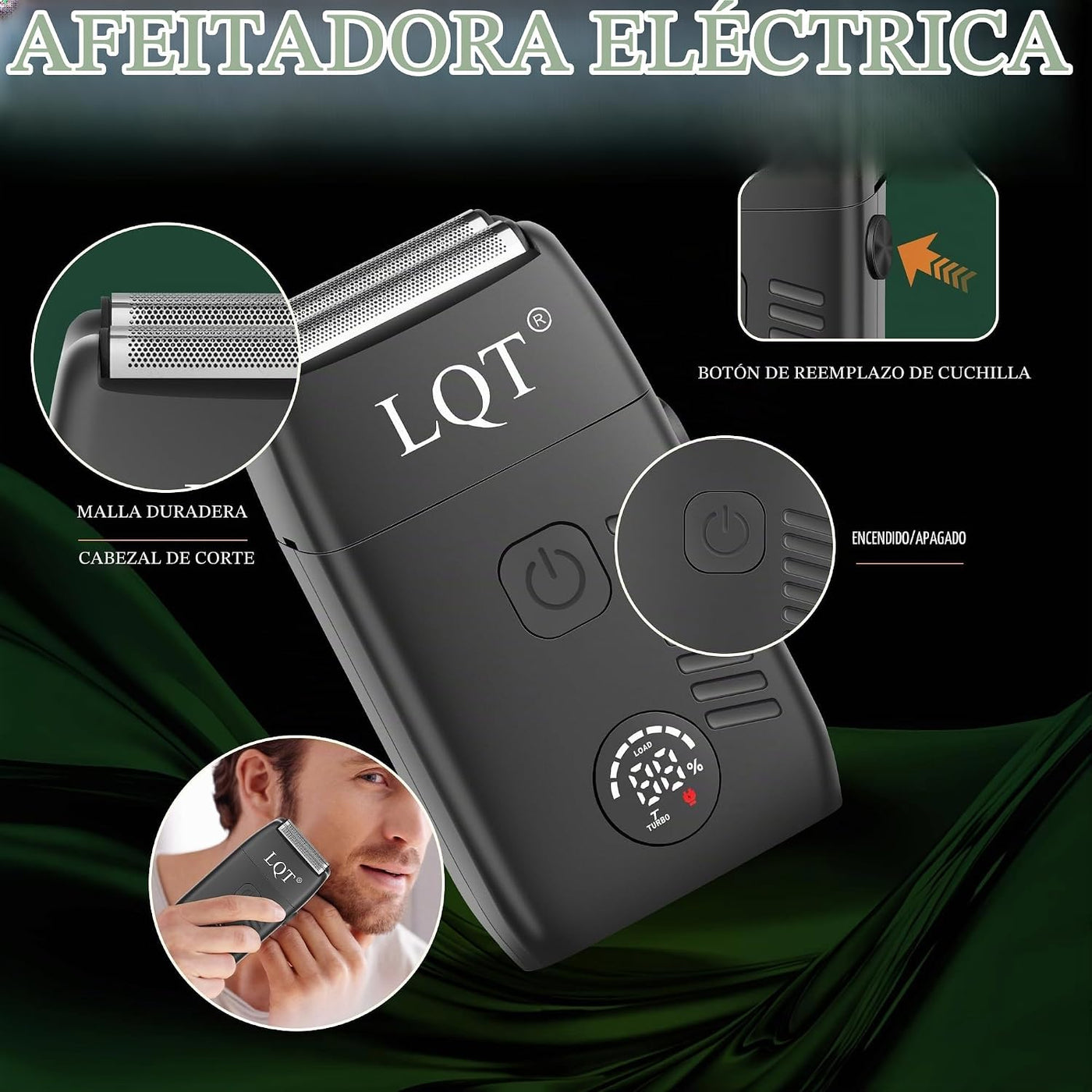LQT Cortapelos para hombres profesionales, kits y juegos de recorta...