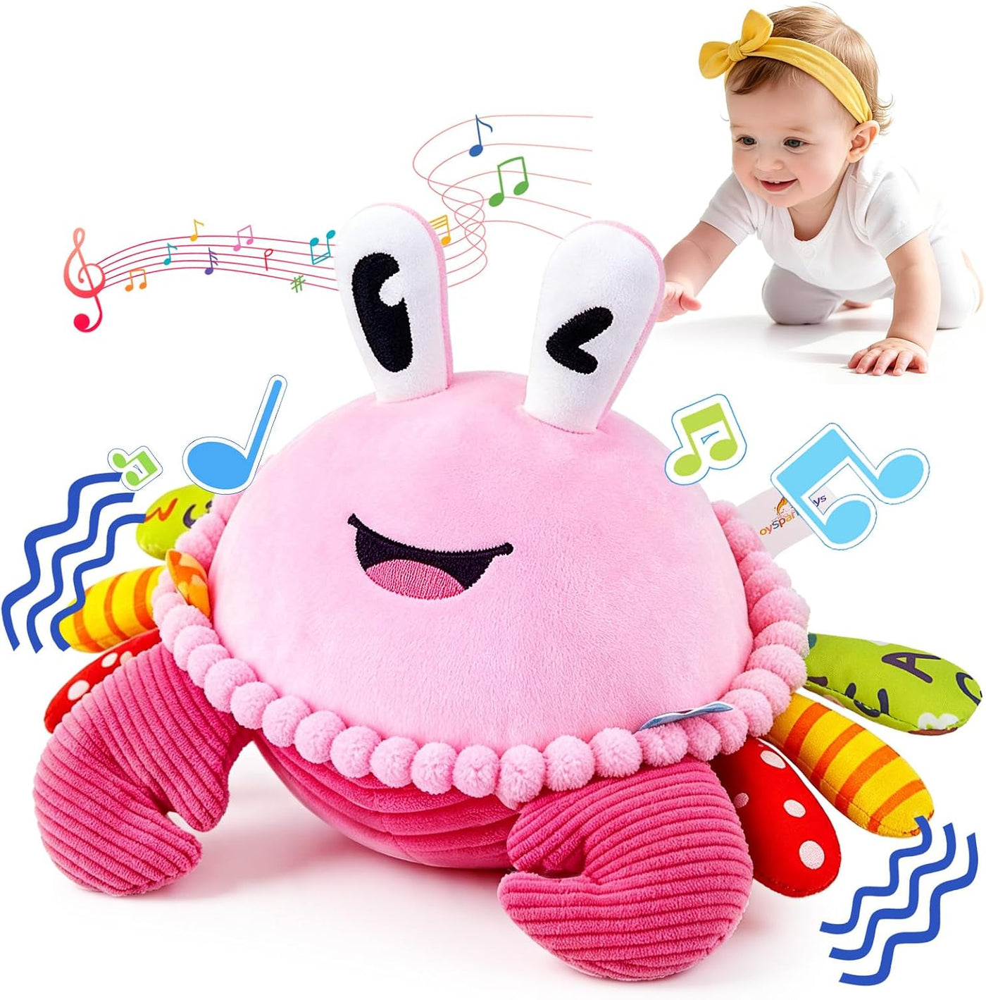 Juguetes para bebés para niñas de 1 año, juguete interactivo para b...
