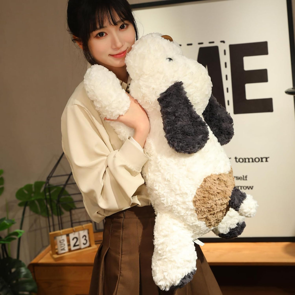 Hronsa Animal de peluche con peso para perro, 5.7 libras 25.5 pulga...