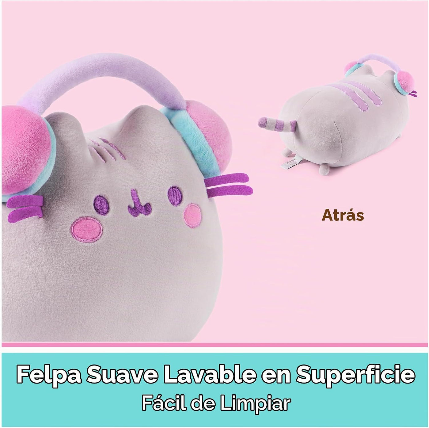 GUND Pusheen Gamer Squisheen - Juguete esponjoso de peluche, juguet...