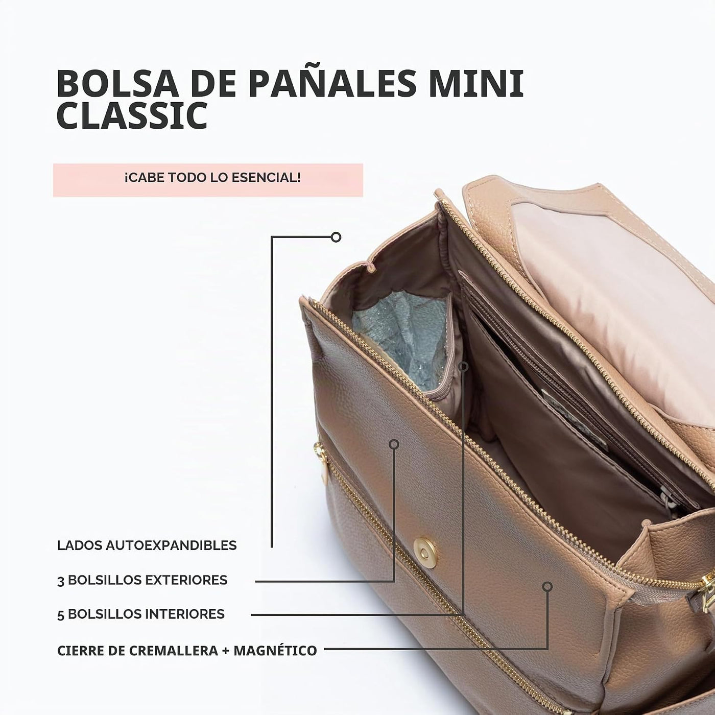 Freshly Picked Mini Pañalera II Mochila \u2013 Bolso pequeño de cue...