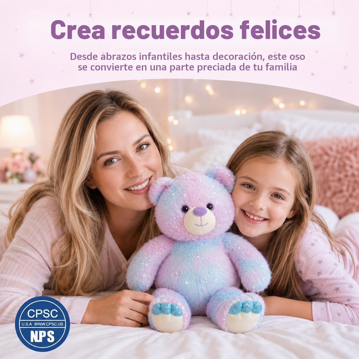 Tezituor Oso de peluche de peluche,Juguetes de peluche de oso arco...