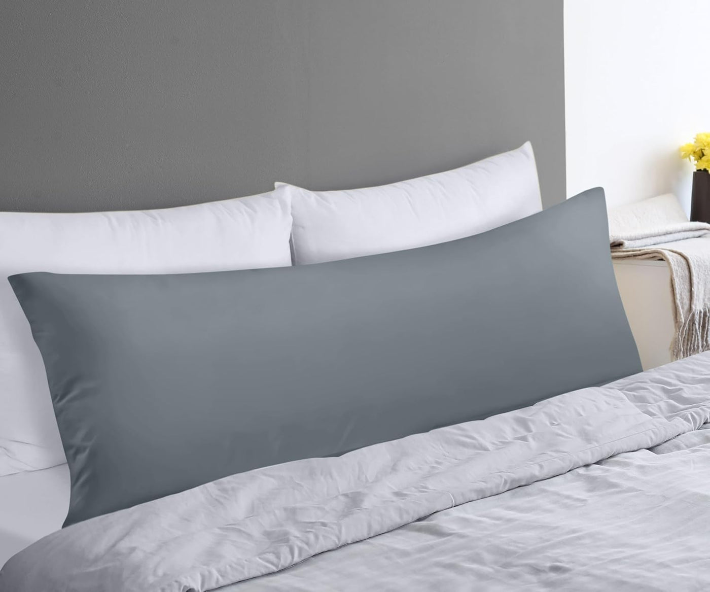 Utopia Bedding Almohada de cuerpo completo para dormir de lado, alm...