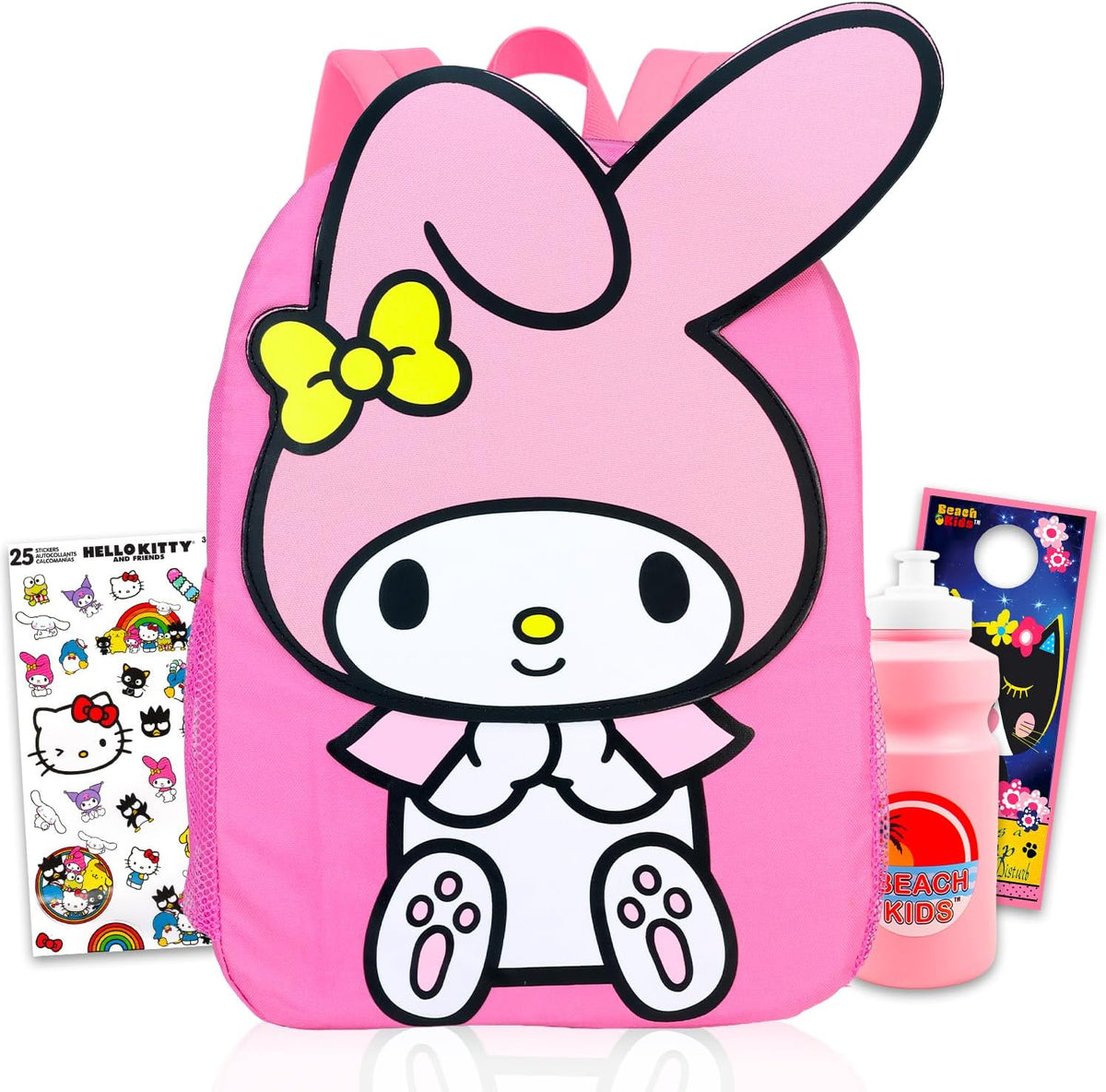 My Melody Mochila para la escuela con mochila de lujo de 16 pulgada...