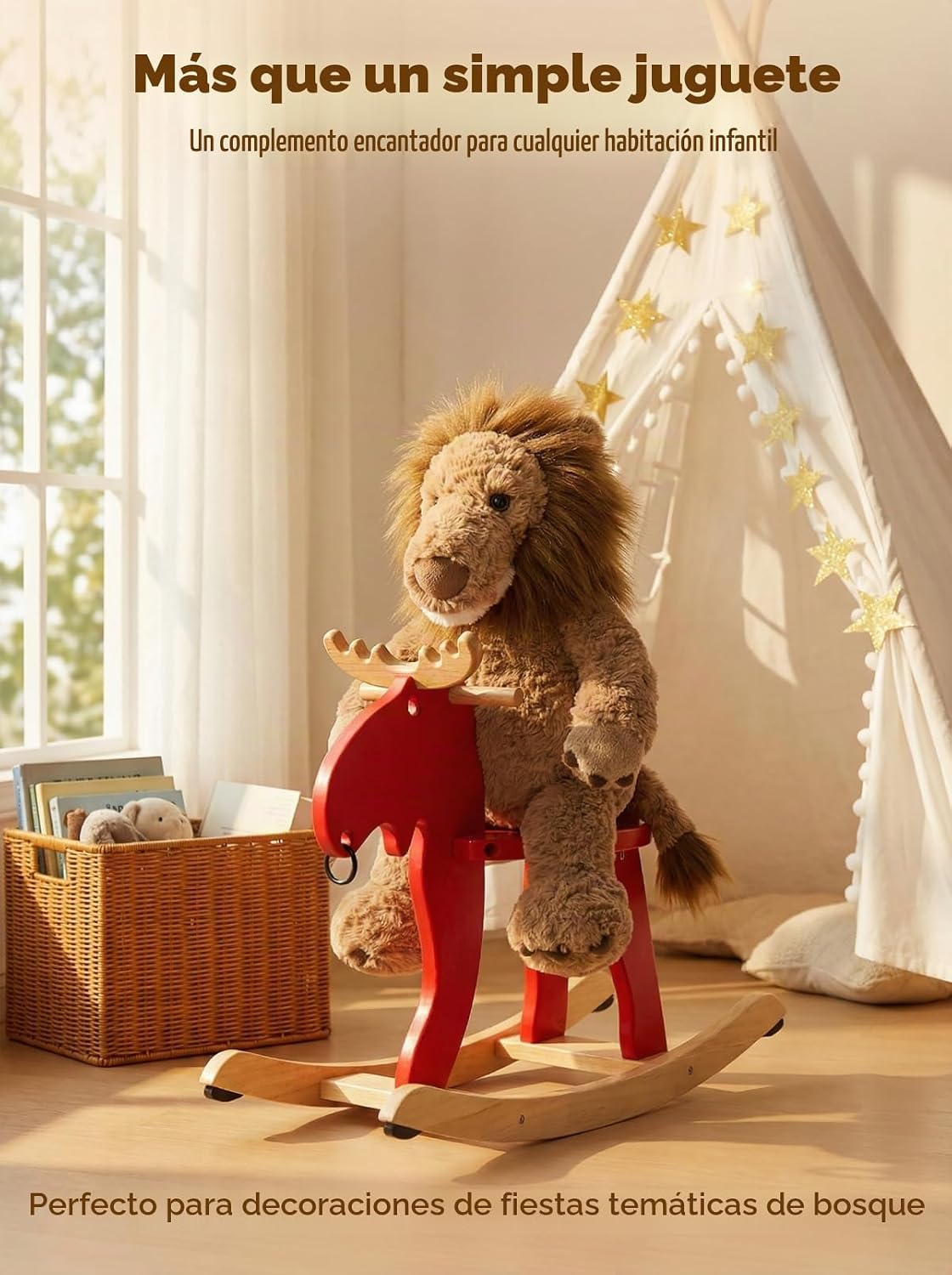 MaoGoLan Lindo León de Peluche 45 cm - León Acogedor de Peluche con...