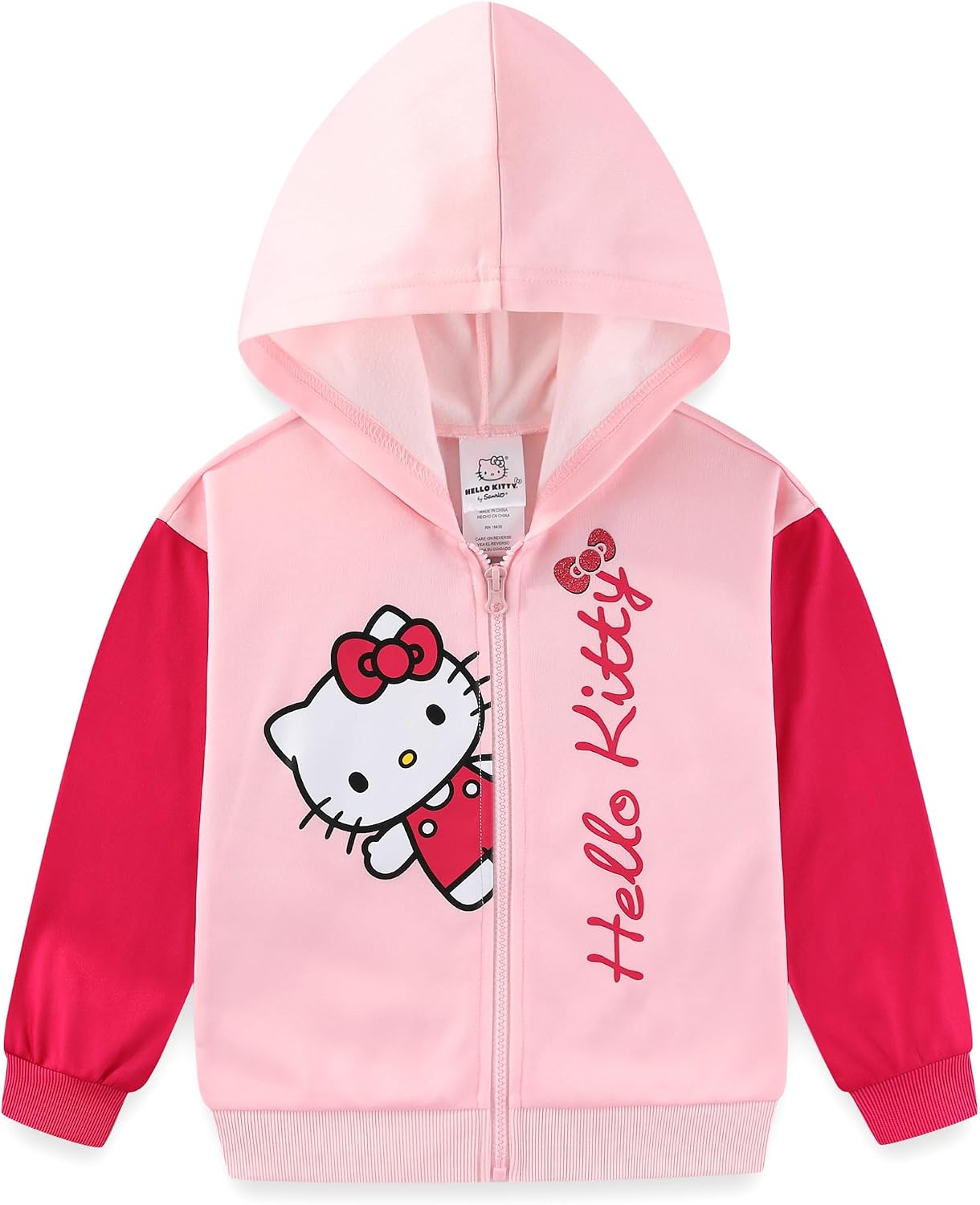 Hello Kitty Sanrio - Sudadera con capucha y cremallera completa par...