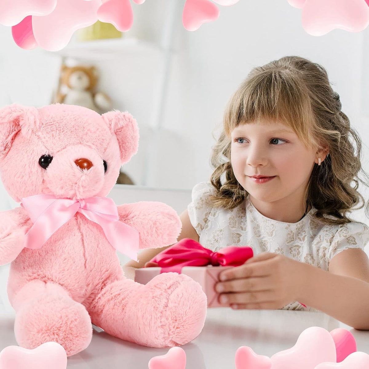 Skylety - Paquete de 10 osos de peluche a granel, recuerdos de fies...