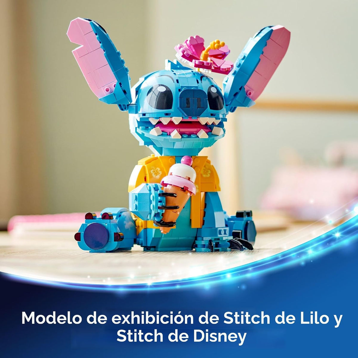 Kit de Construcción de Juguete LEGO Disney Stitch, Juguete Disney p...