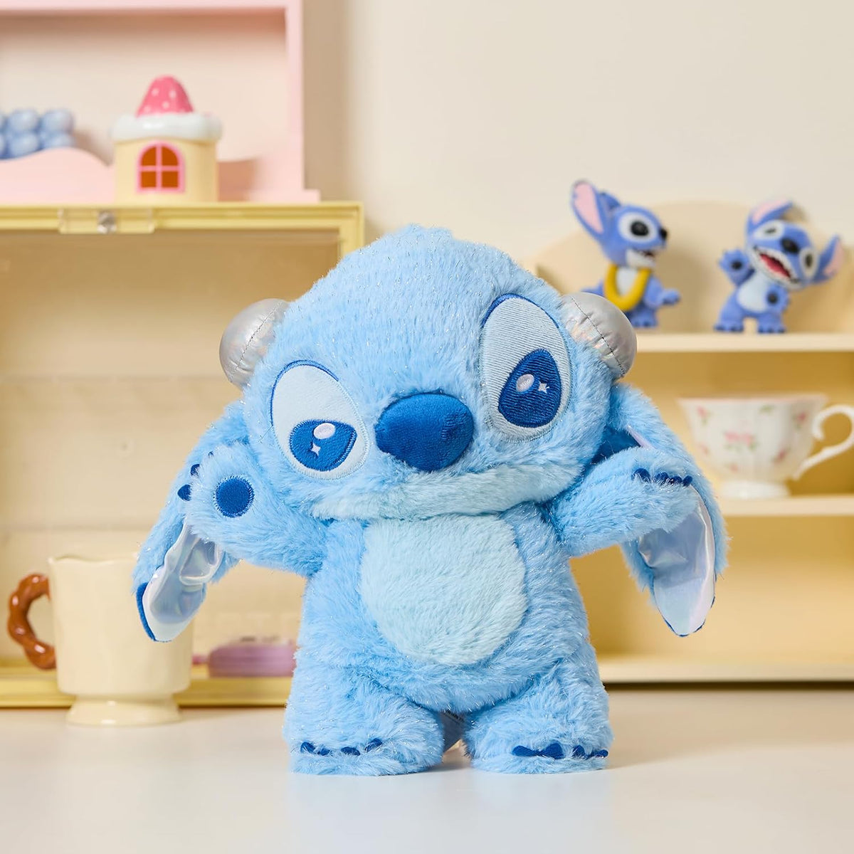 MINISO Peluche de Disney Stitch de 11.5 pulgadas, peluche de puntad...