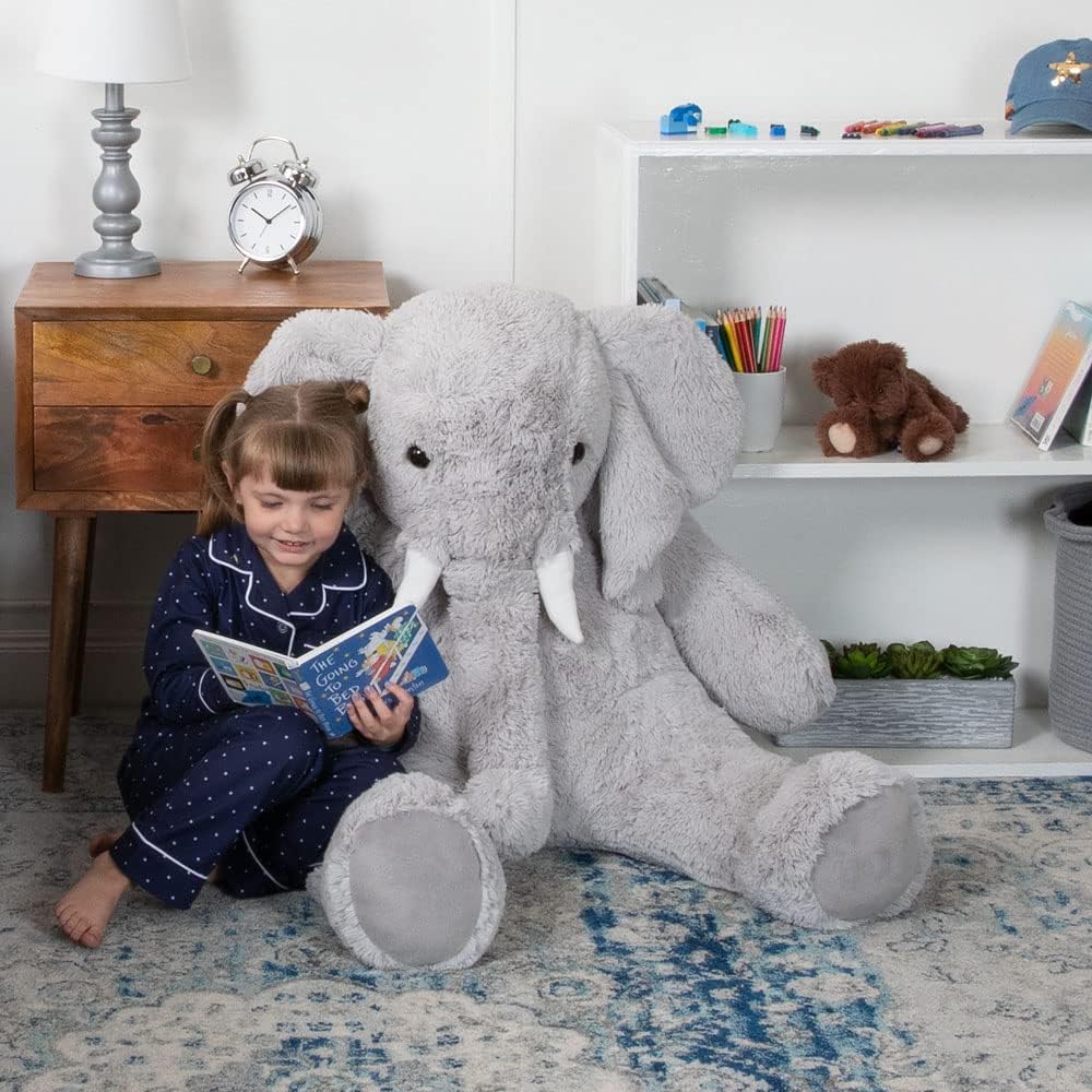 Vermont Teddy Bear Peluche de elefante gigante de 4 pies | USA Bear...