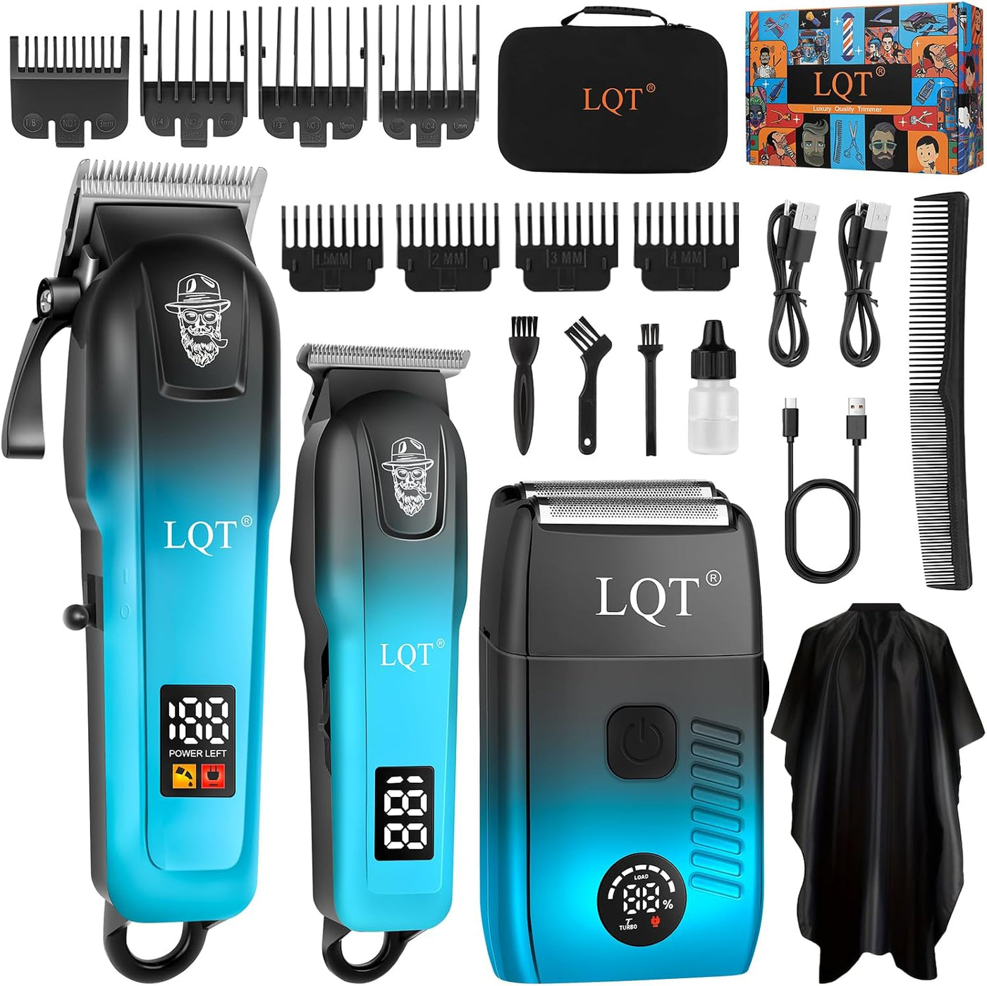 LQT Cortadora de pelo profesional para hombres, cortadora de peluqu...