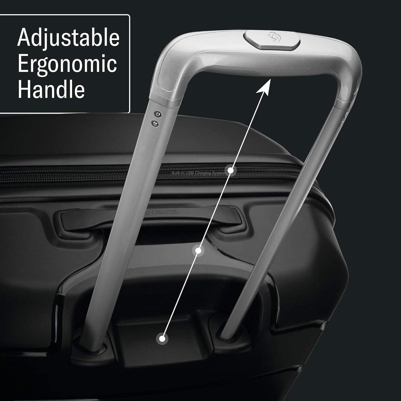 Samsonite Freeform de carcasa rígida expandible con ruedas giratori...