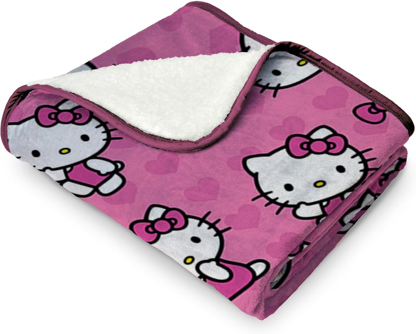 Northwest Hello Kitty Manta Throw Sherpa Silk Touch, 40" x 50&#...