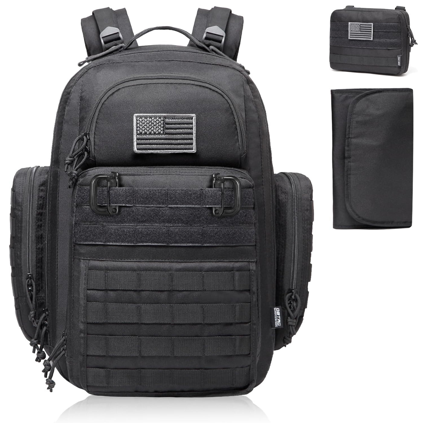 Mochila para pañales para papá DBTAC, bolsa grande de pañales para...