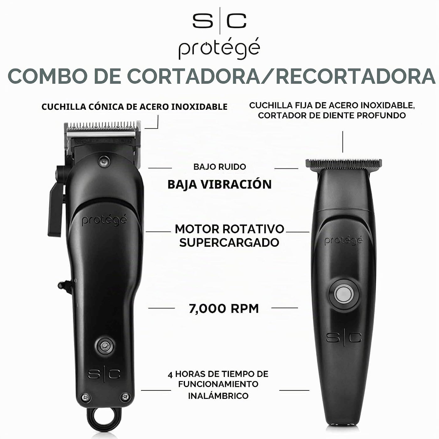 Stylecraft Protégé - Colección de cortadora y recortadora de pelo i...