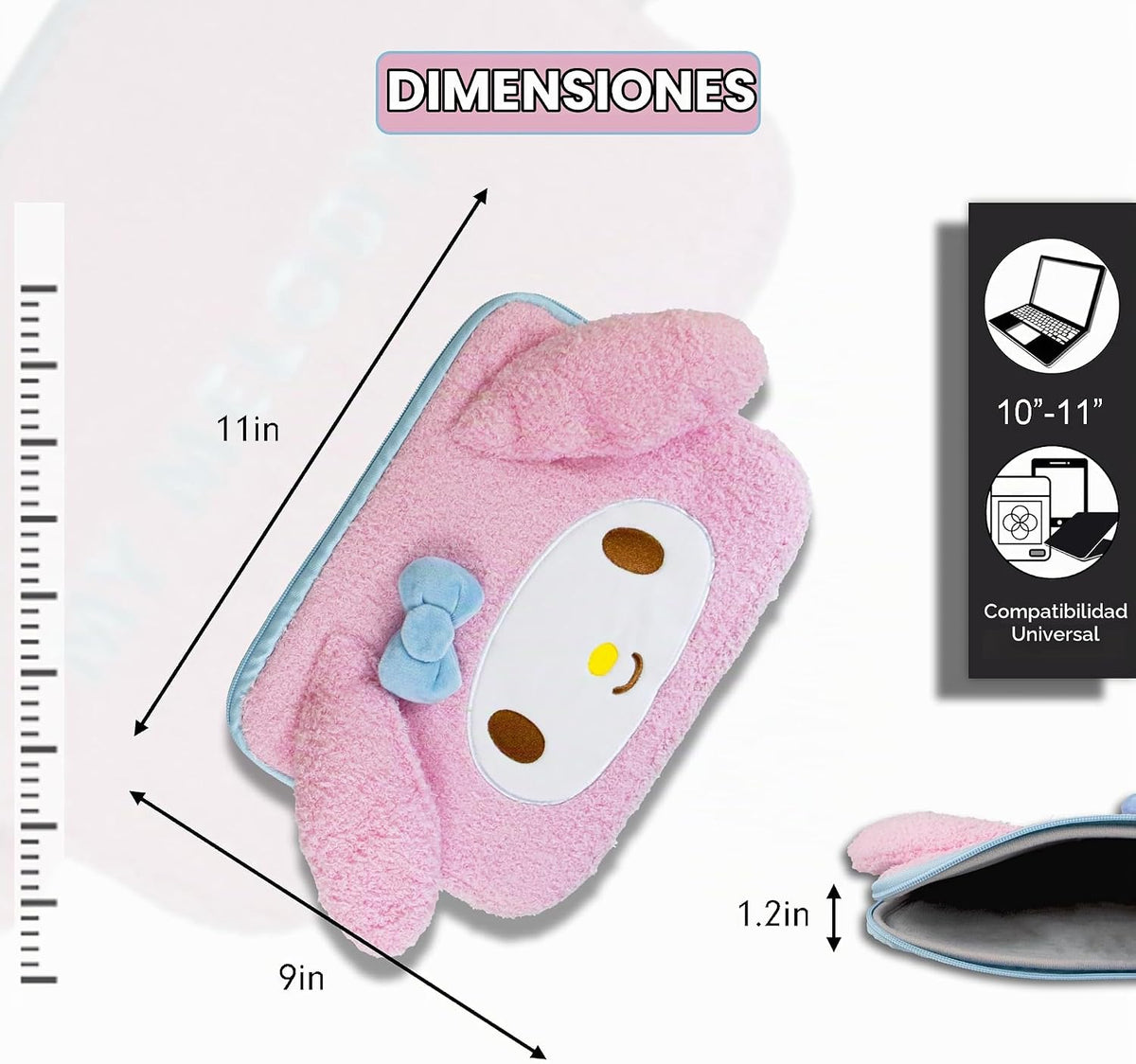 Sonix x Sanrio - Funda de felpa Tech | Funda de transporte mullida...