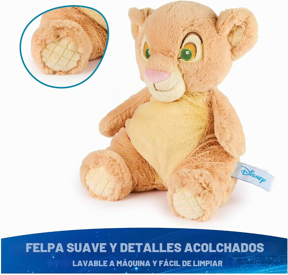 GUND Disney El Rey León Oh So Snuggly Nala - Juguete de peluche de...