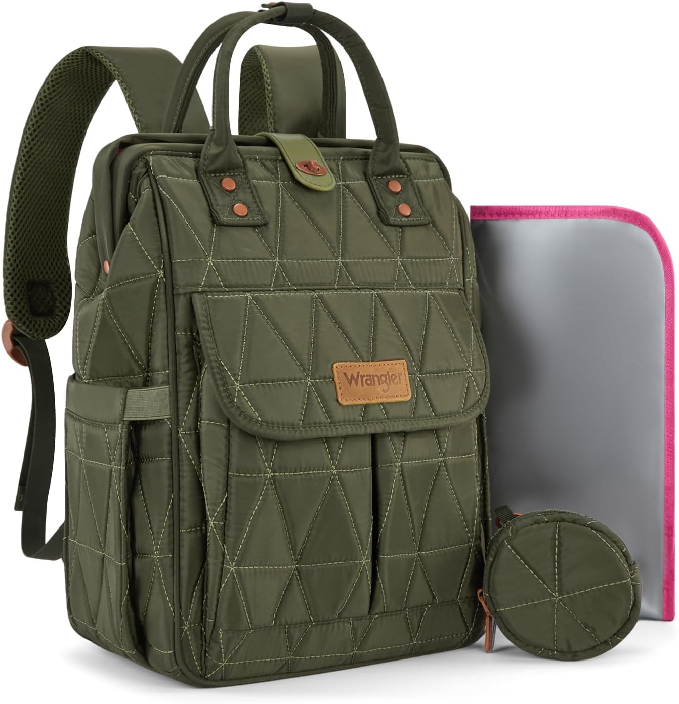 Montana West Wrangler - Mochila para pañales con bolsillos aislados...