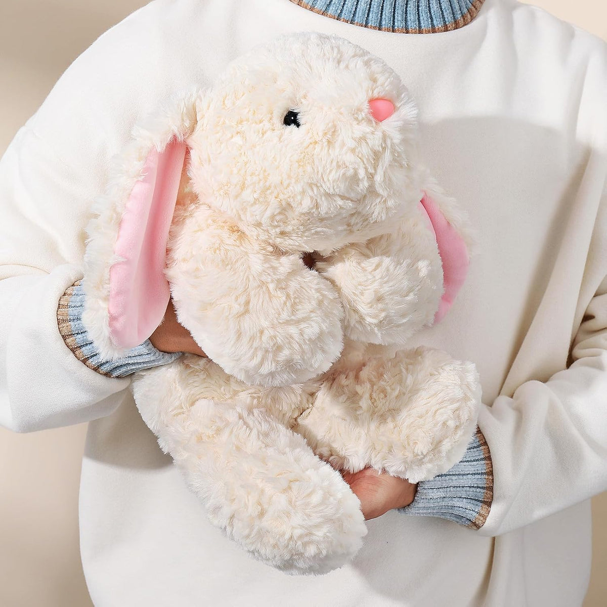 IFX24 Peluche de conejo suave con peso de 20.5 pulgadas, 2 libras,...