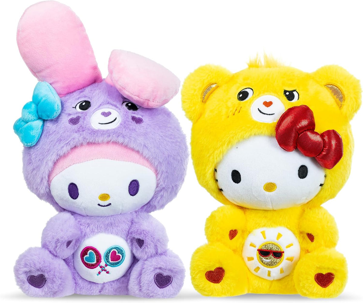 Care Bears x Hello Kitty - Paquete de 2 peluches - Hello Kitty como...