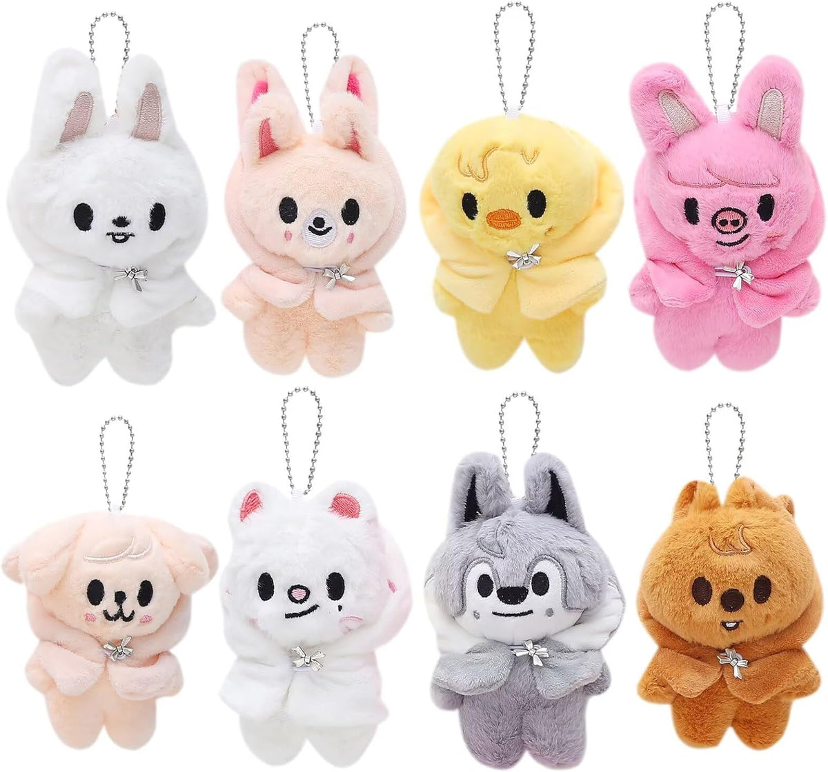 Yicool Stays Fans Muñecos de Peluche de 4" Llavero de Peluche M...