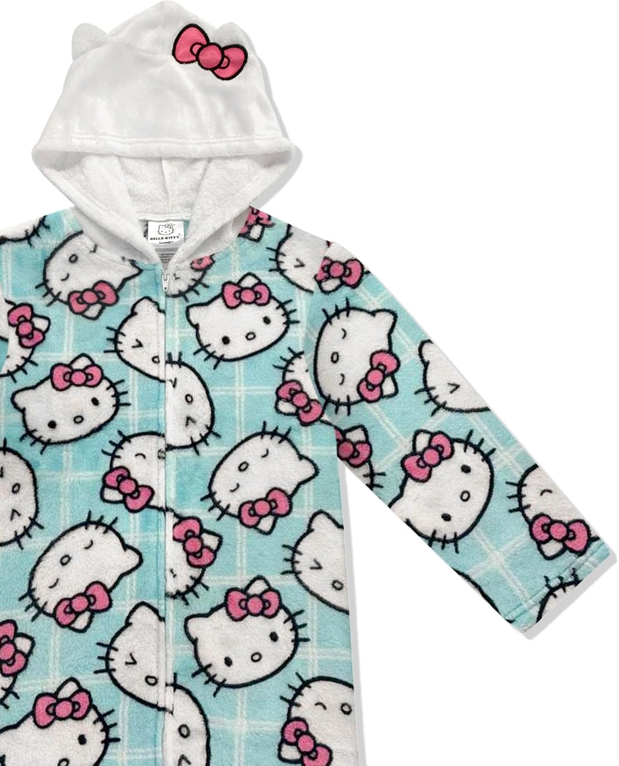 Hello Kitty Bata de baño de forro polar para niñas - Bata de baño c...