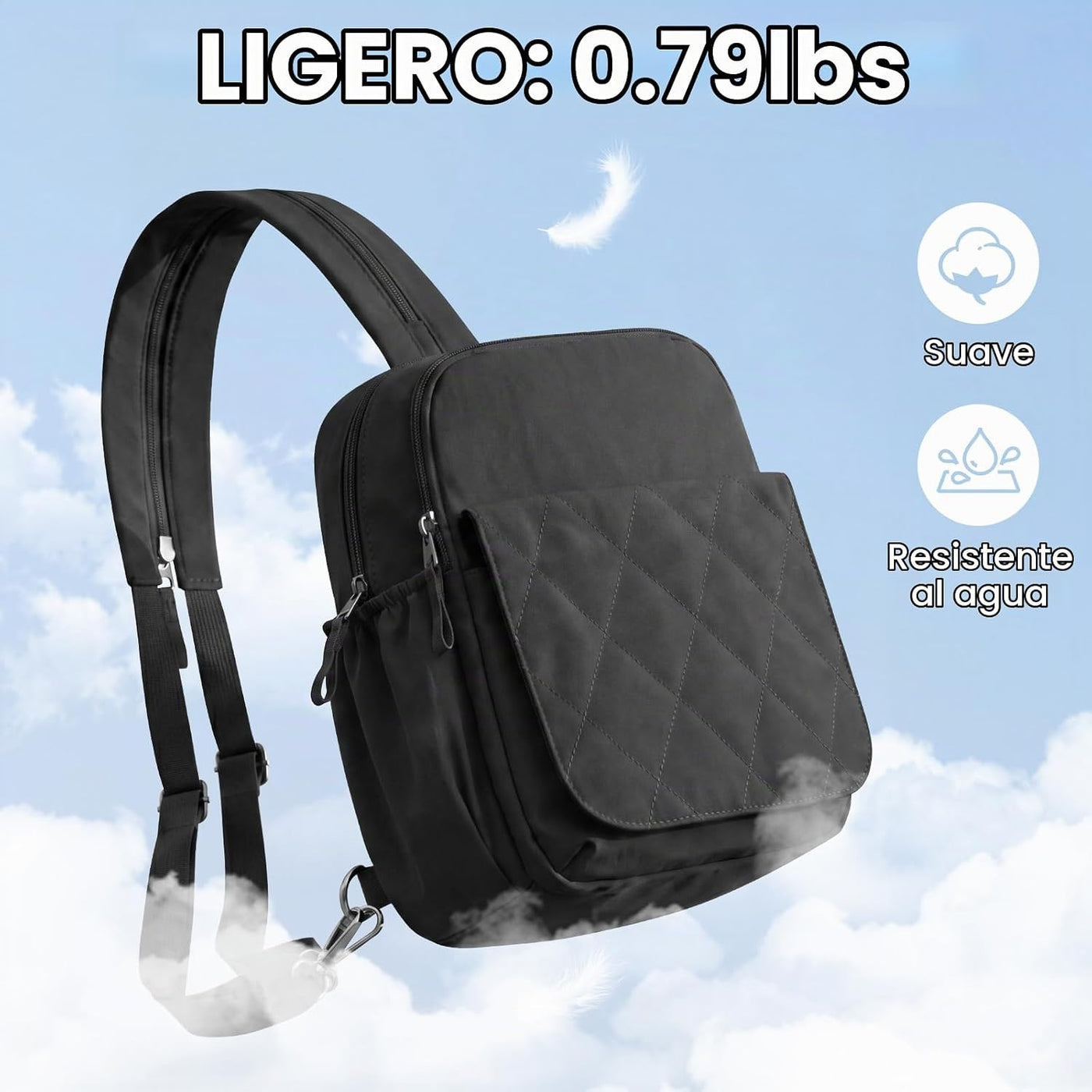 G4Free Mochila pequeña para pañales, compacta, convertible, para mu...