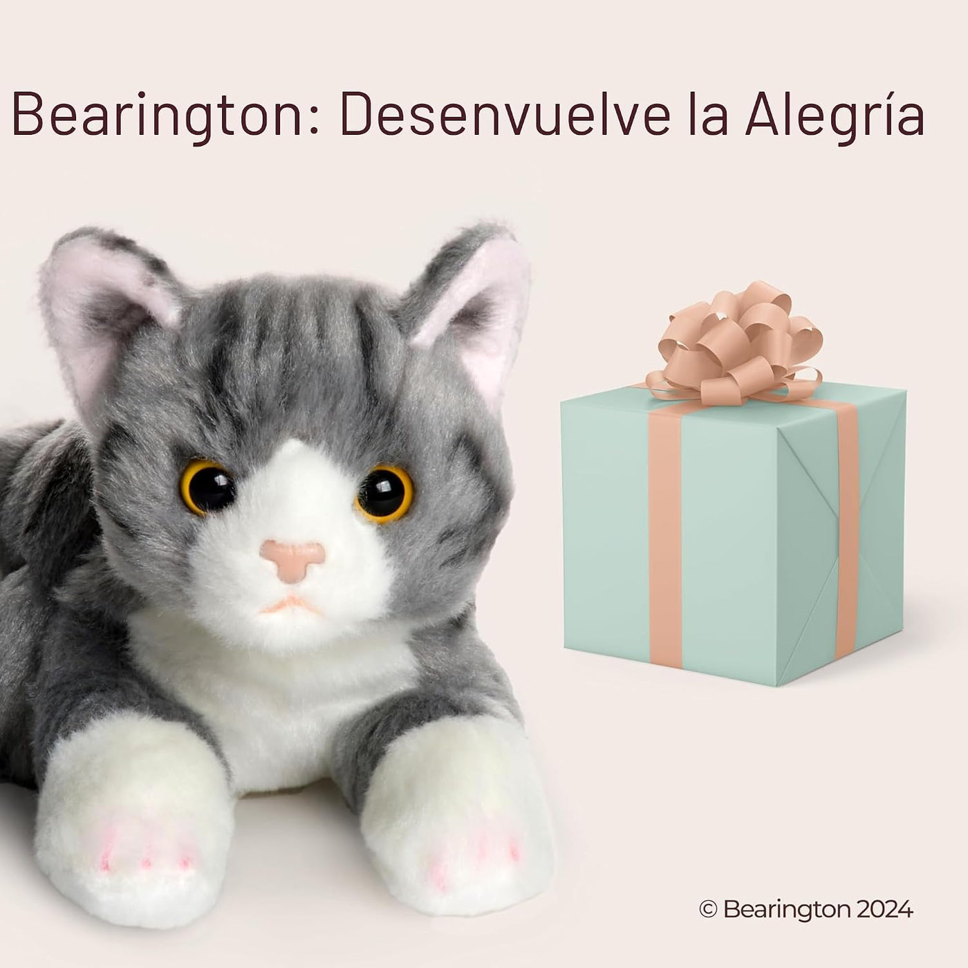 Bearington Lil' Socks Gato de Peluche - Juguete de Peluche de G...