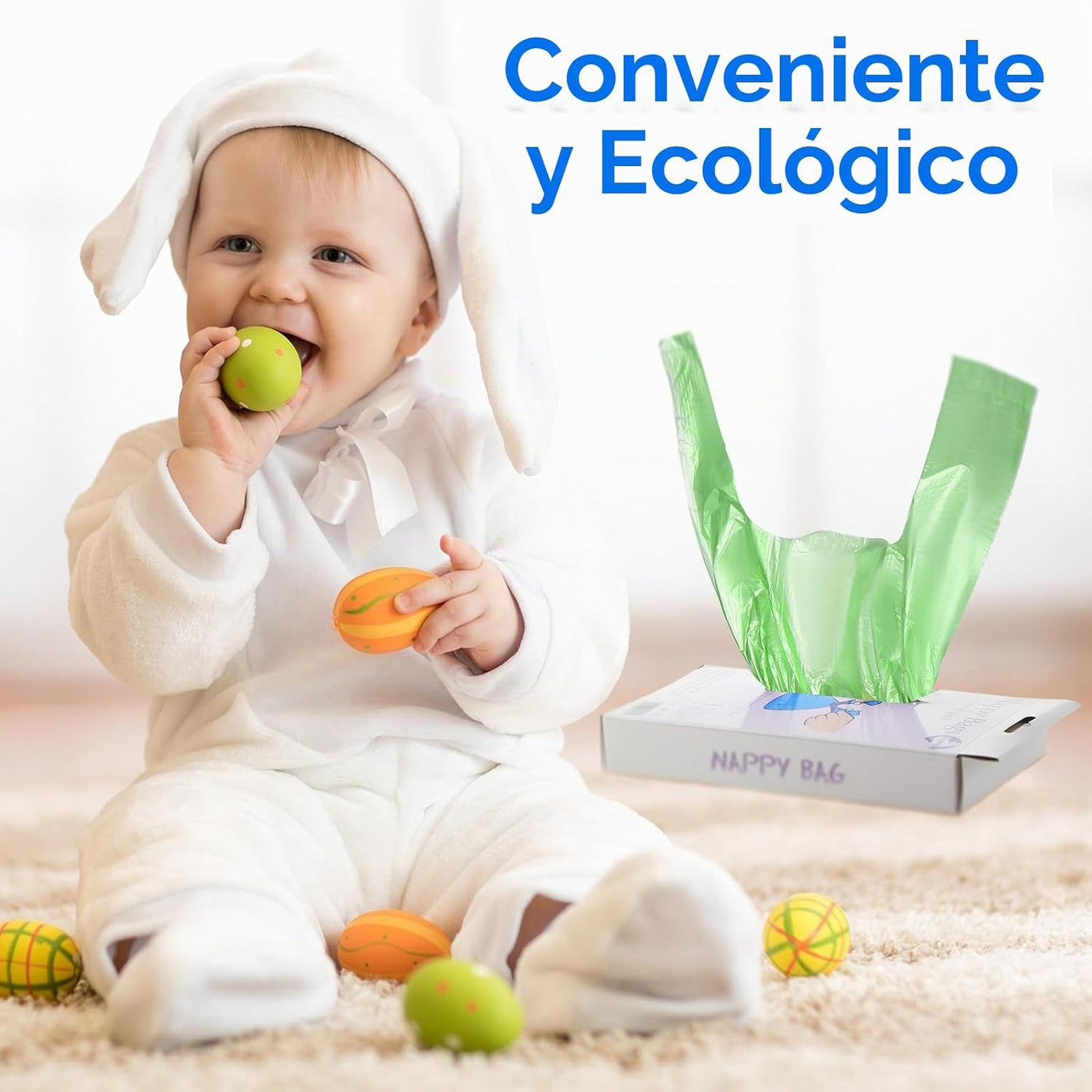 Tenceur 1800 bolsas de pañales desechables para bebé, bolsas de pañ...