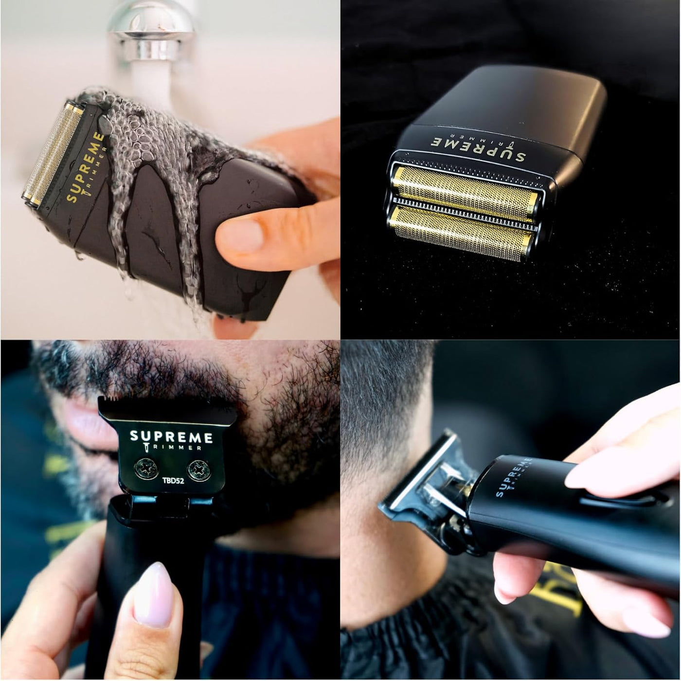 Supreme Trimmer 2-en-1 T-Shaper Recortadora y Afeitadora de Espuma...