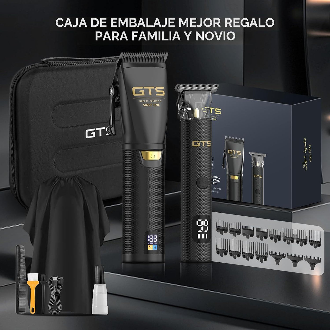 GTSPRO - Cortadora de pelo profesional para hombres, cortadora inal...