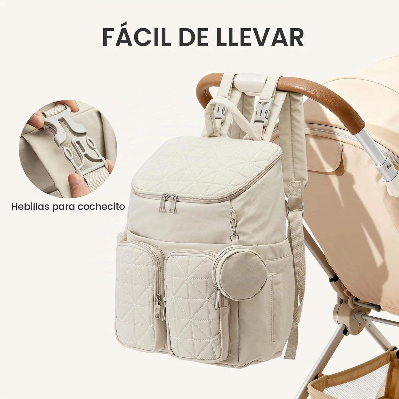 G4Free Mochila para pañales para mamás papás y mamás, bolsa de viaj...