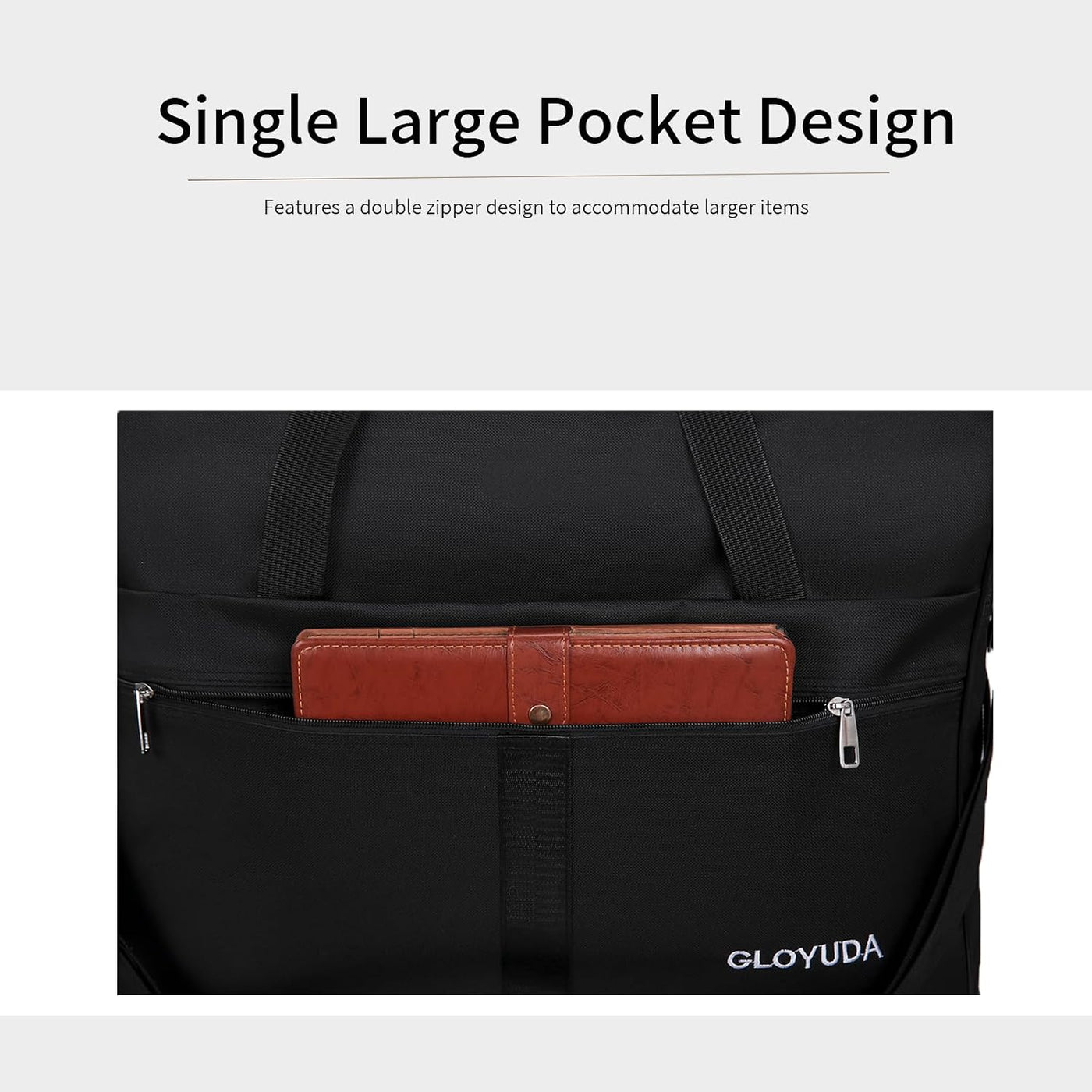 Gloyuda Maletas extra grandes de 43.8 pulgadas con ruedas, bolsa de...