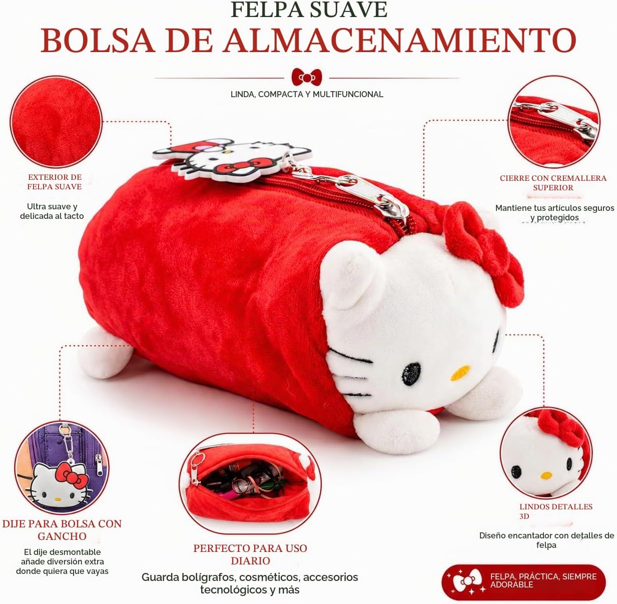 AI ACCESSORY INNOVATIONS - Funda de almacenamiento multifunción Hel...