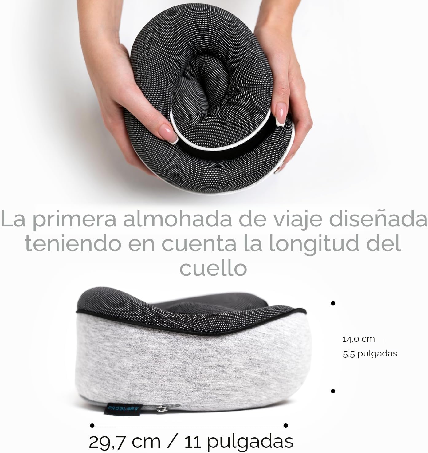 Proglobe Almohadas cervicales de viaje para aviones, artículos esen...