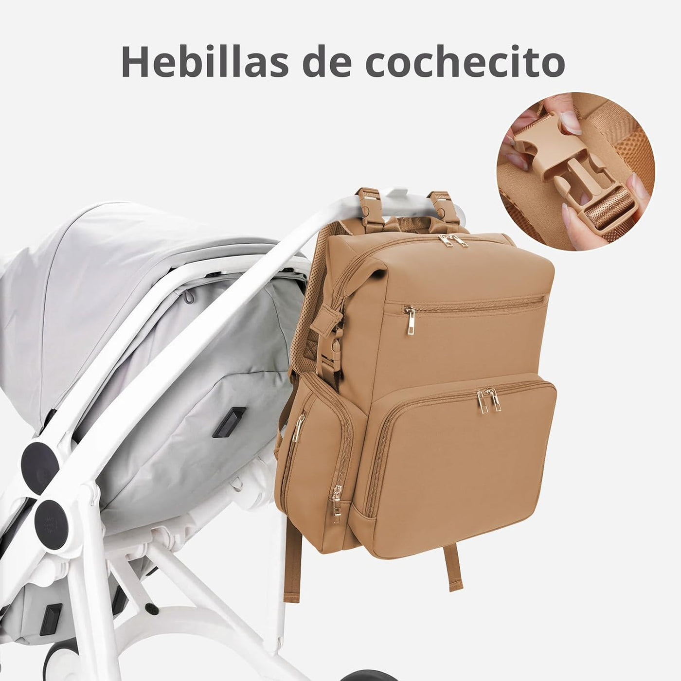 CEI-CEI mochila de pañales de neopreno impermeable para mamá y papá...
