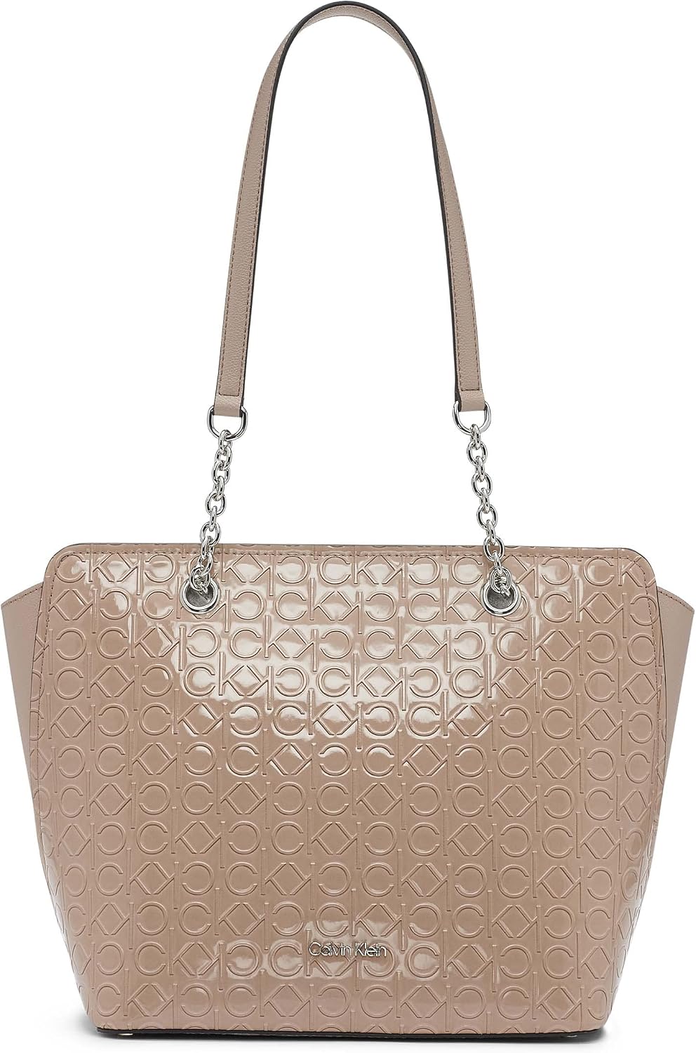 Calvin Klein Bolso tote Hailey Micro Pebble con cremallera para mujer