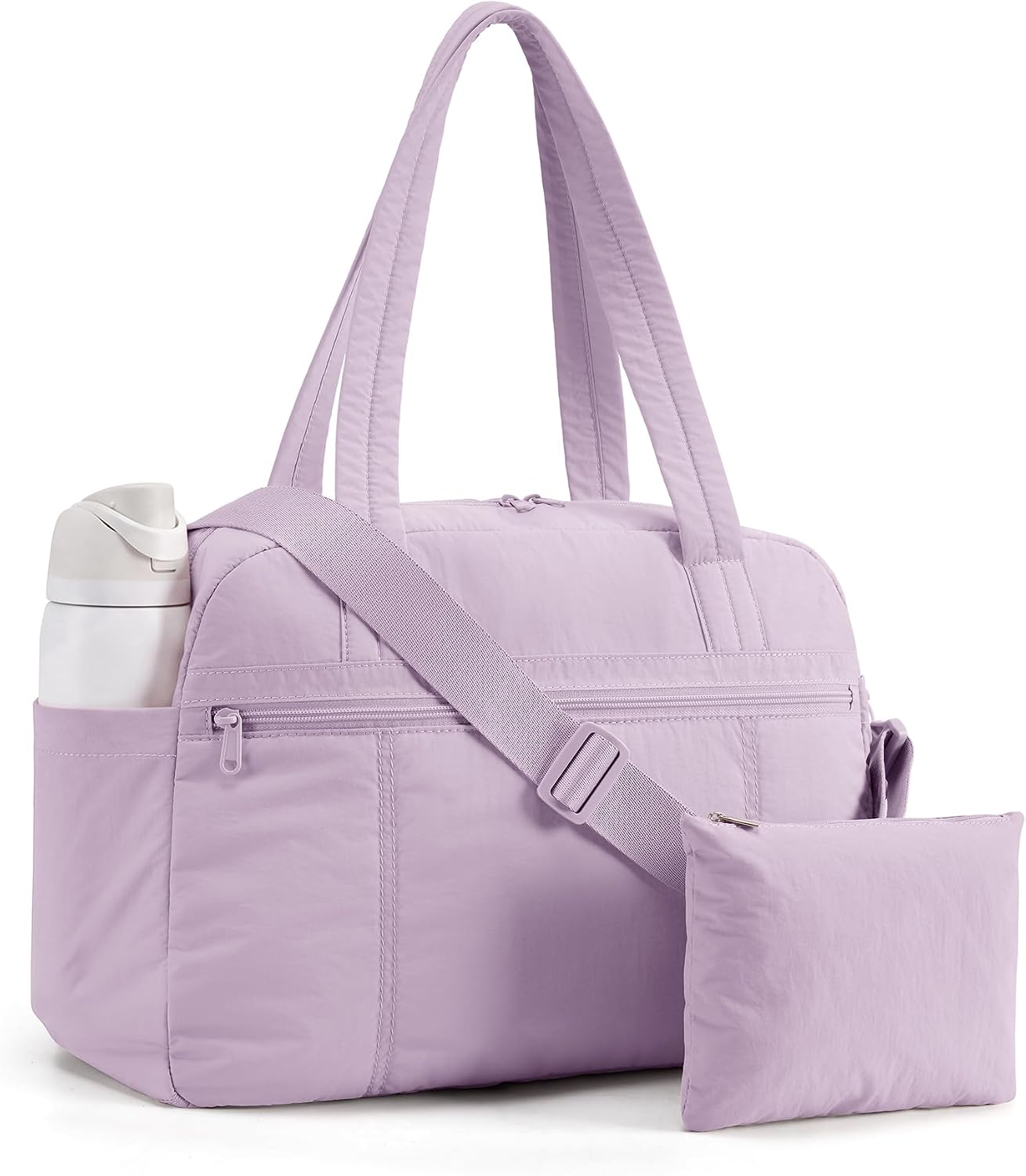 LIGHT FLIGHT Bolsa de gimnasio para mujer, bolsa de viaje ligera pa...
