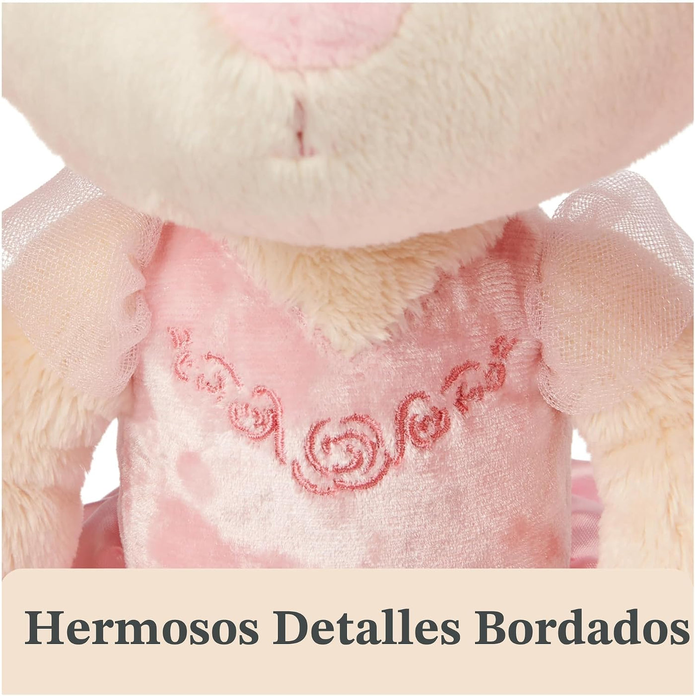 GUND Amigos para llevar de peluche, conejita de ballet, animal de p...
