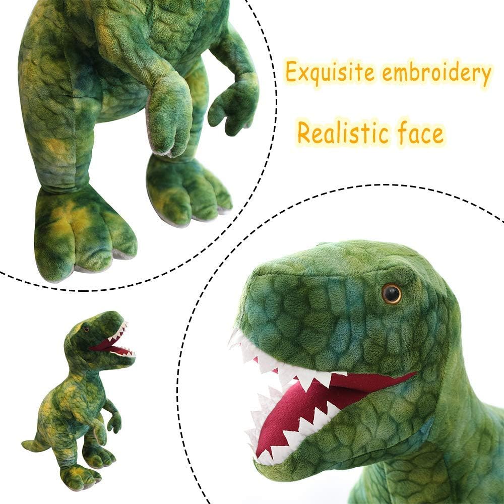 AIXINI Juguete gigante T-Rex de peluche de dinosaurio de peluche, 2...