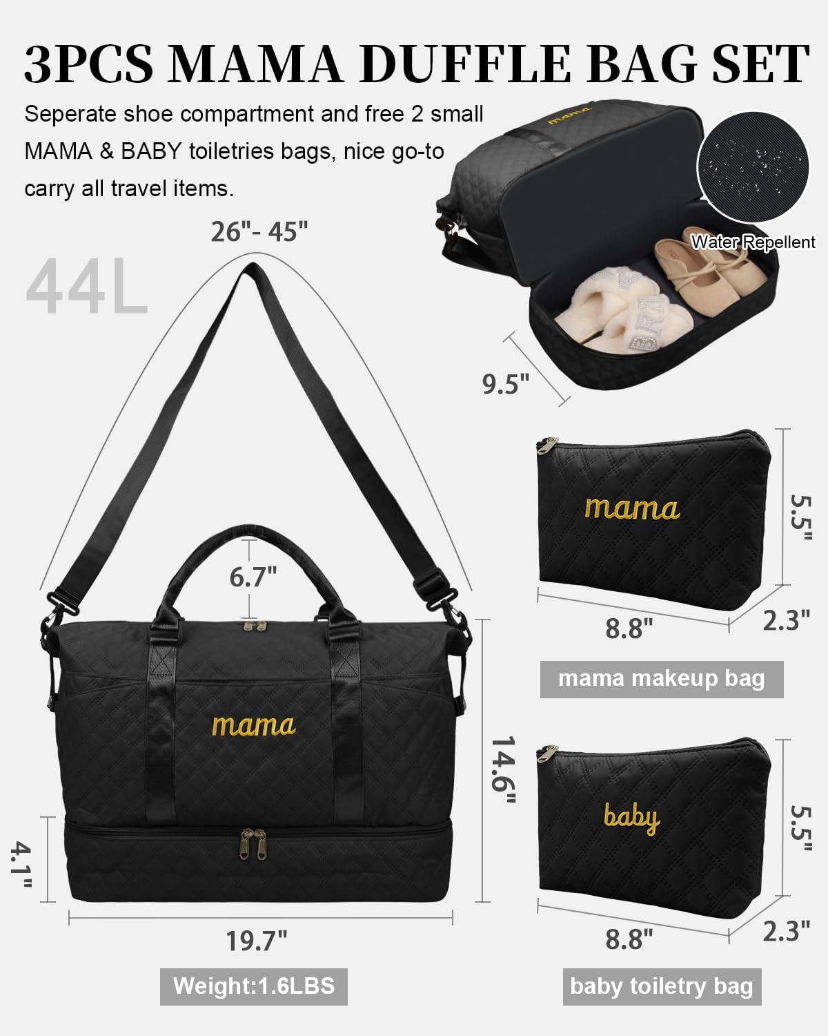 Mama Baby Bolsa de Hospital Esencial para Embarazo para Mujeres Par...
