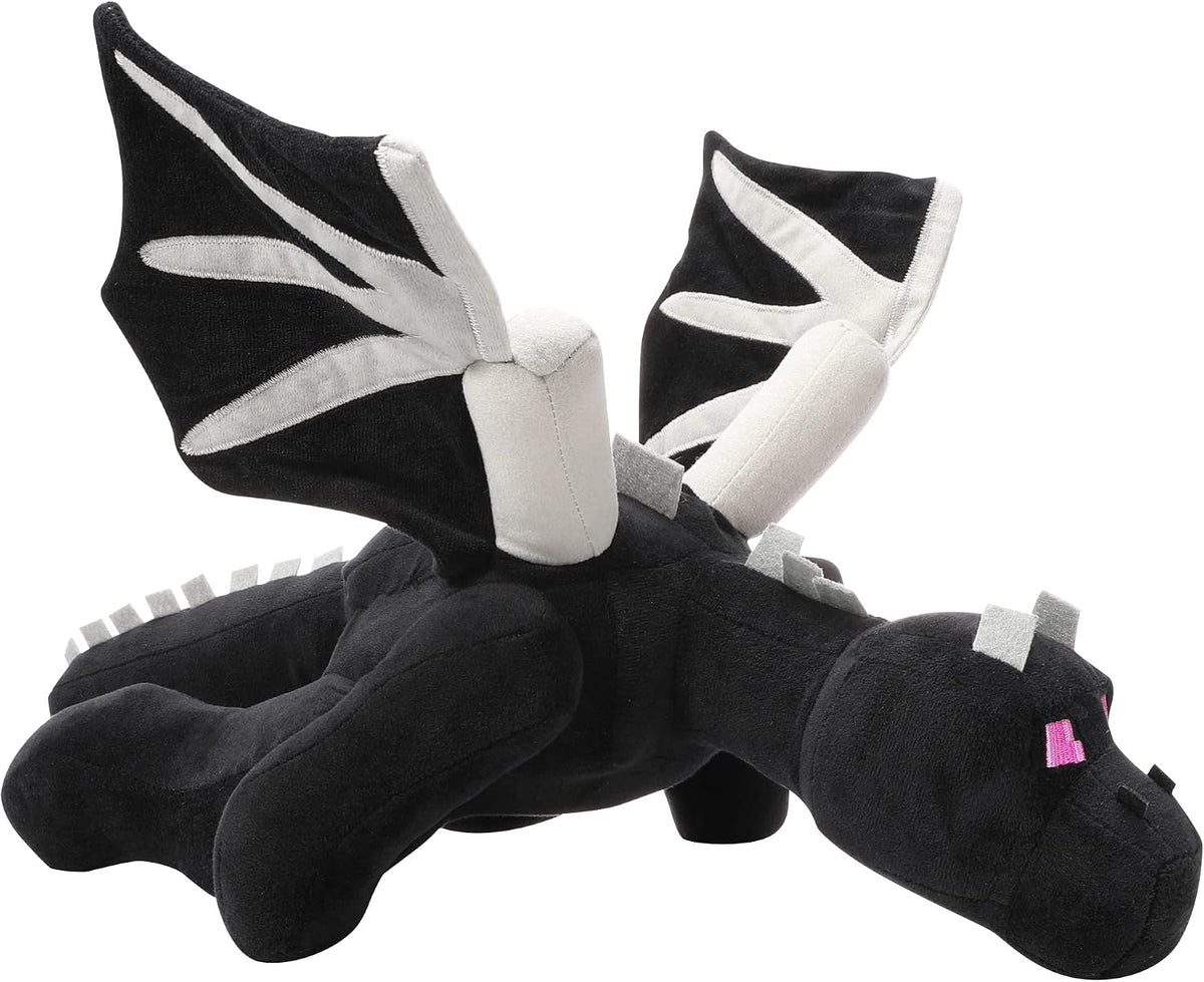 Adumtil - Peluche de dragón negro de 23.7 pulgadas (60 cm) - Juguet...