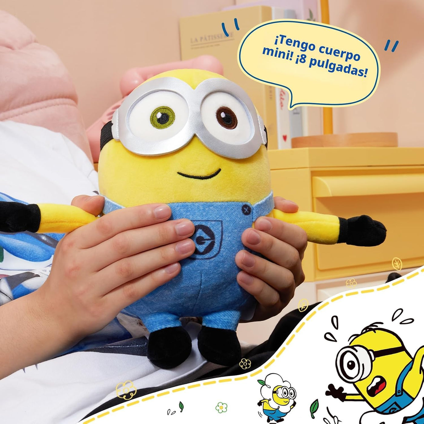 MINISO Animales de Peluche Minions de 8" (Bob), Lindos Animales...