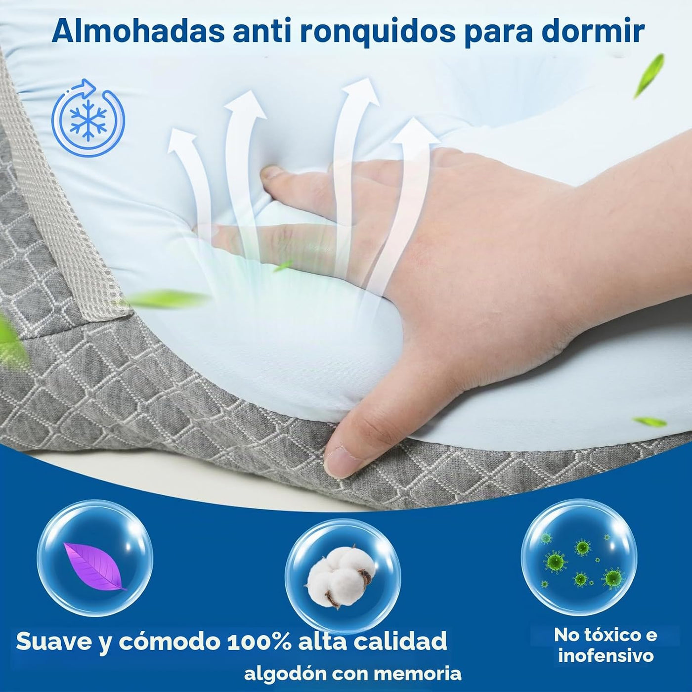 WXLPWXLP Almohada ergonómica de mariposa para el cuello, almohada d...