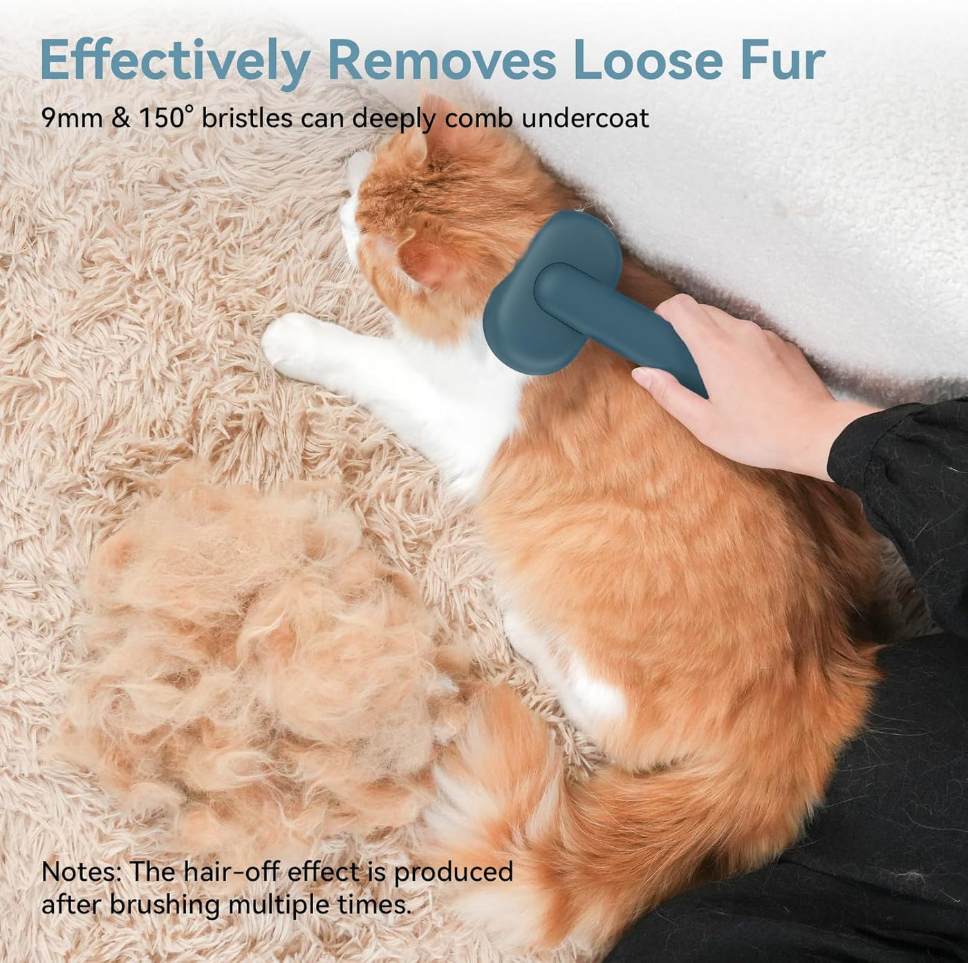 Aumuca Cepillo para Perros - Pelo Suelto