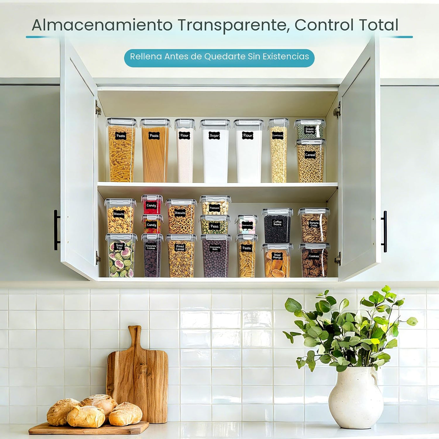 Vtopmart Recipientes Herméticos con Tapas