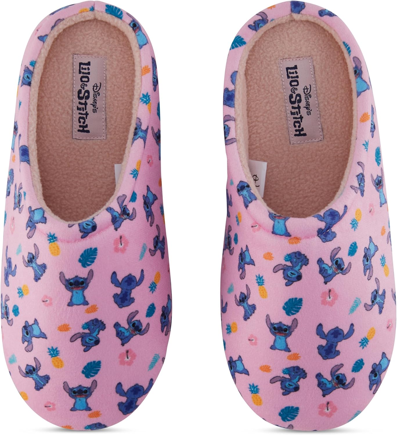 Disney Pantuflas Lilo y Stitch para mujer, clásicas Lilo y Stitch,...