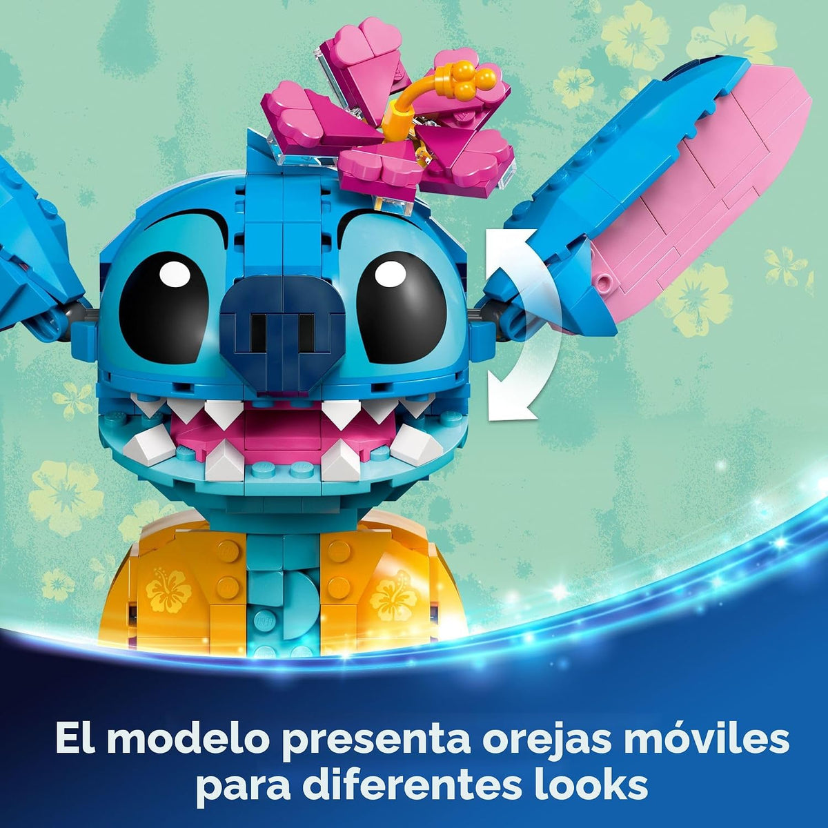 Kit de Construcción de Juguete LEGO Disney Stitch, Juguete Disney p...
