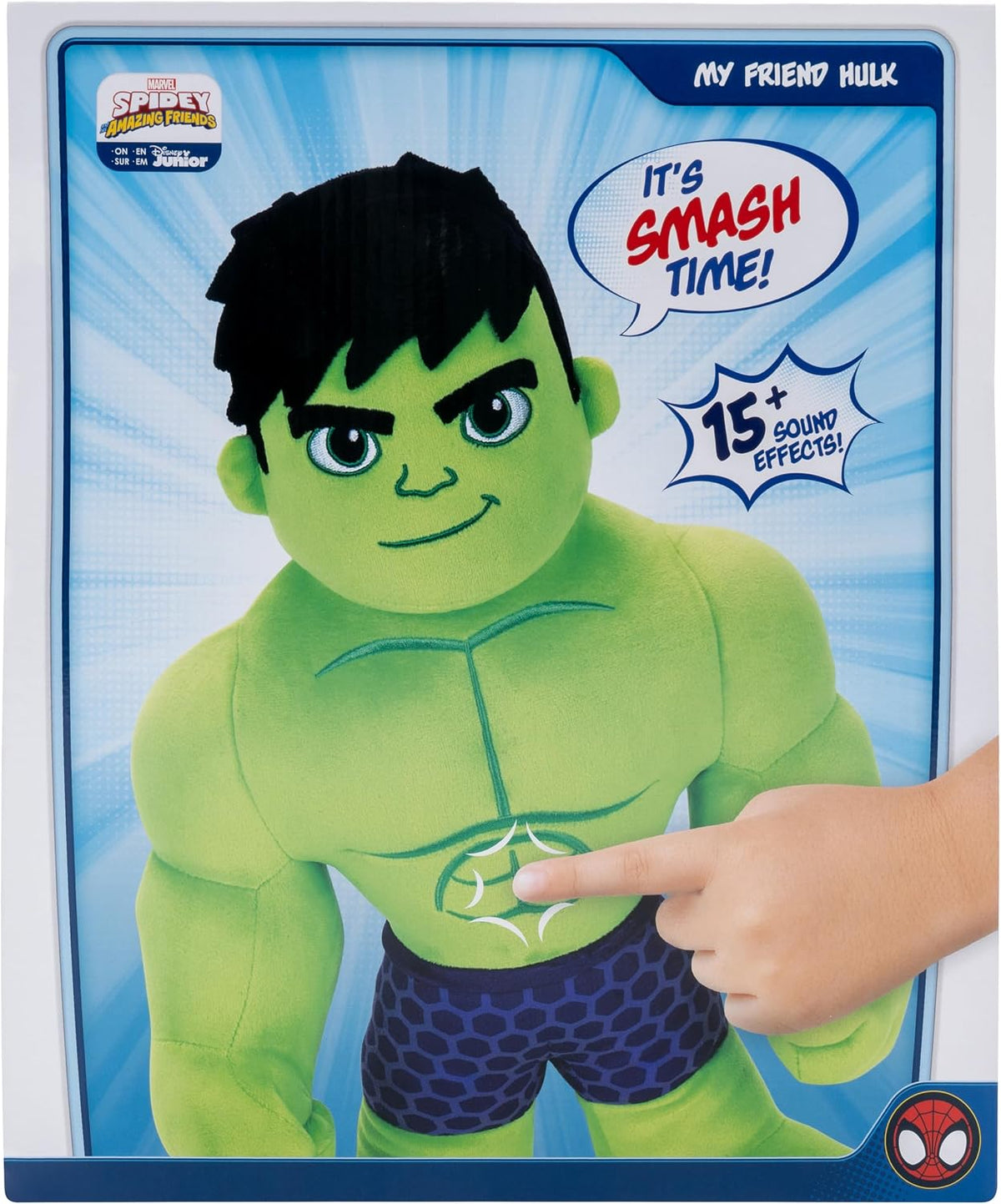Marvel Spidey and His Amazing Friends My Friend Hulk Peluche con Ca...